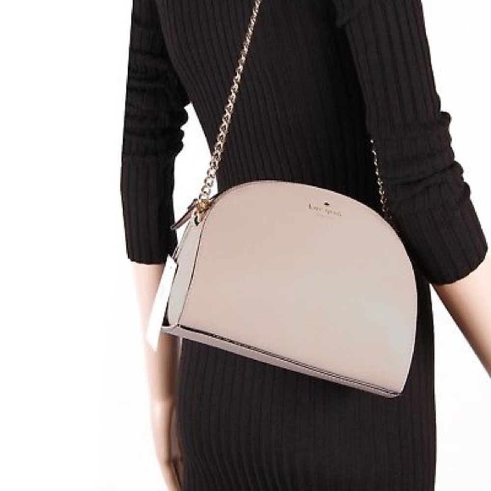 Kate Spade NWT Tan Leather Shoulder Bag - Picture 4 of 8